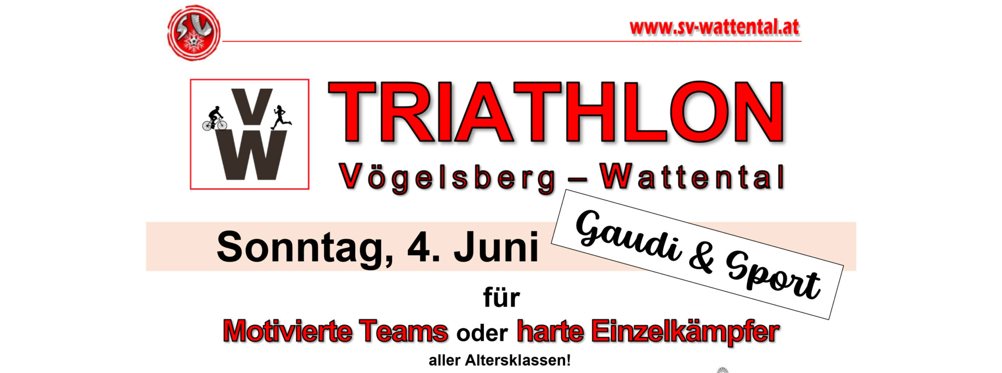SV Wattental - Triathlon 4 Juni 2023
